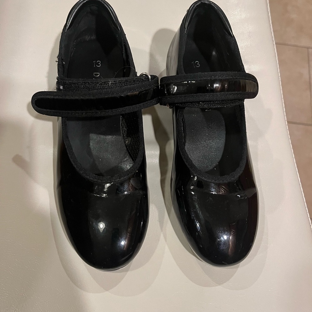 Danskin Black  Kids Tap Shoes
